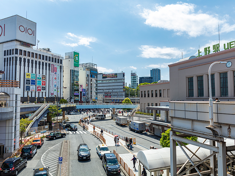 東京都の代表的都市・上野とその特徴